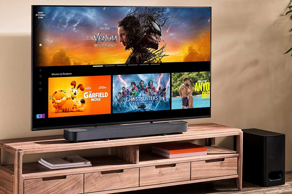 The Sony Bravia 5 TV placed in a modern living room.