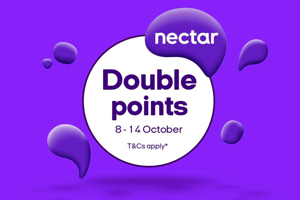 Collect 2x Nectar Points from 8-14 October at Tu.