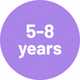 5 - 8 years.