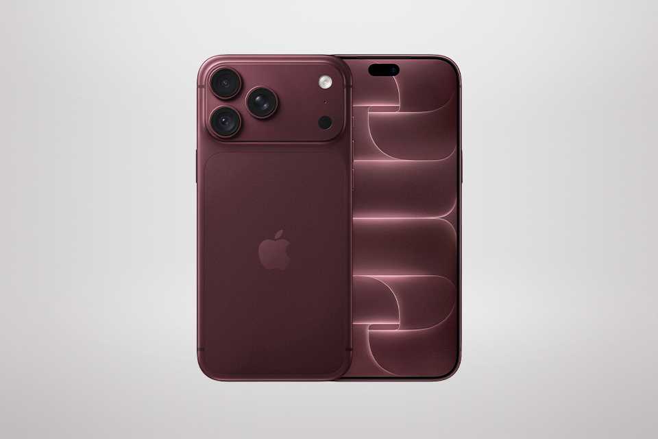 SIM Free iPhone 18 Pro Max 5G 512GB AI Mobile Phone - Burgundy.