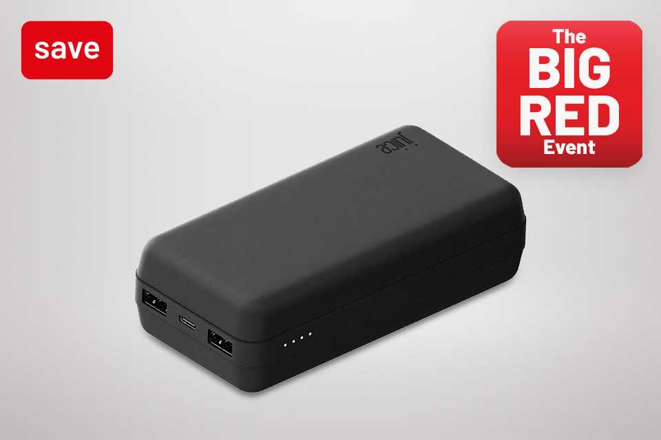 The Big Red Event. Save on portable power and charging accessories. With codes RED10, RED20, RED30.