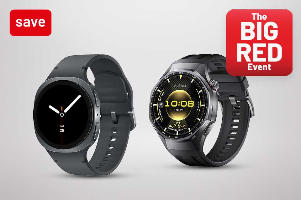 The Big Red Event. Save on smart watches. With codes RED10, RED20, RED30.