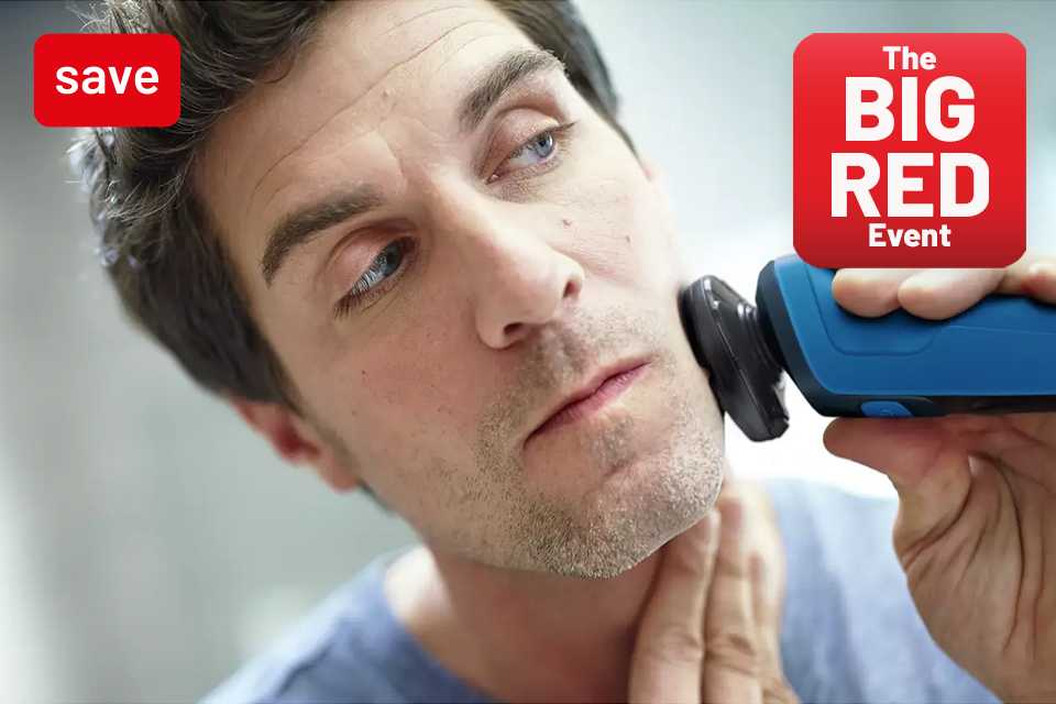 The Big Red Event. Save up to 50% on selected men's grooming with codes RED10, RED20, RED30 & RED50.