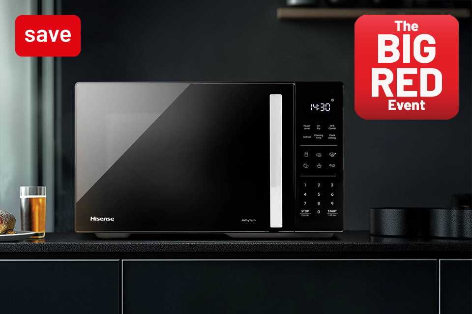 The Big Red Event. Save up to 30% on selected microwaves. With codes RED10, RED20, RED30 & RED50.