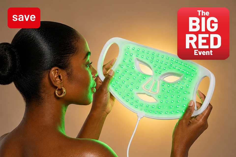 The Big Red Event. Save up to 50% on selected beauty with codes RED10, RED20, RED30 & RED50.