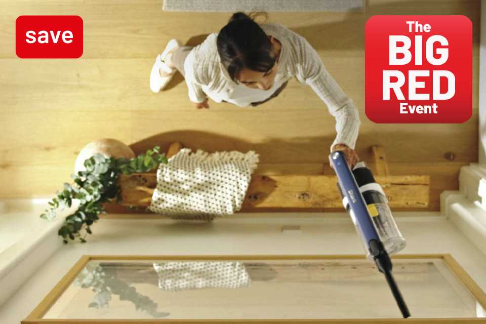 The Big Red Event. Save up to 30% on selected floorcare. With codes RED10, RED20, RED30 & RED50.
