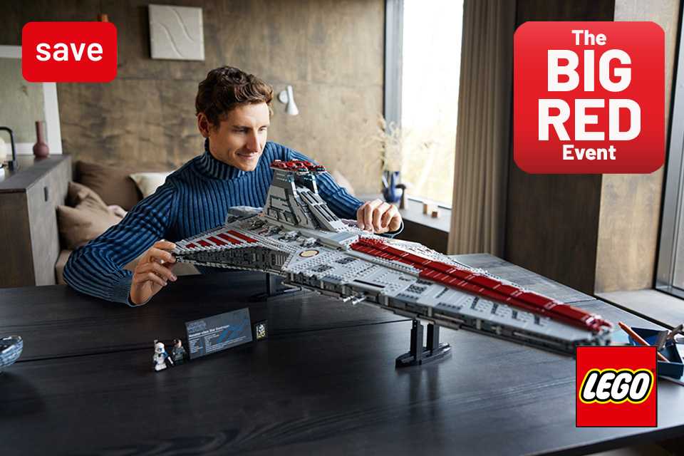 The Big Red Event. Save up to 20% on selected LEGO® sets. Use codes RED10 & RED20.