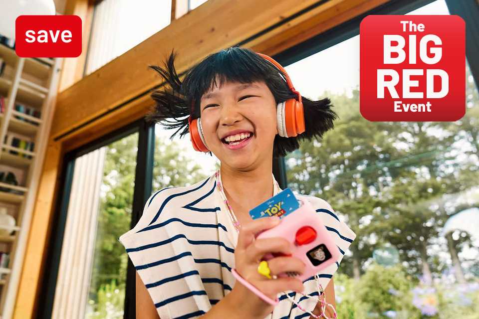 The Big Red Event. Save 10% on selected toys & nursery. Use code RED10.