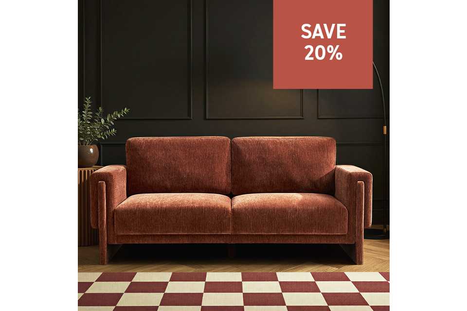 Save 20% on selected indoor furniture on orders over £100. Use code FURN20. Shop now.
