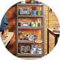Shelving.