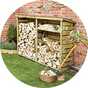 Log storage.