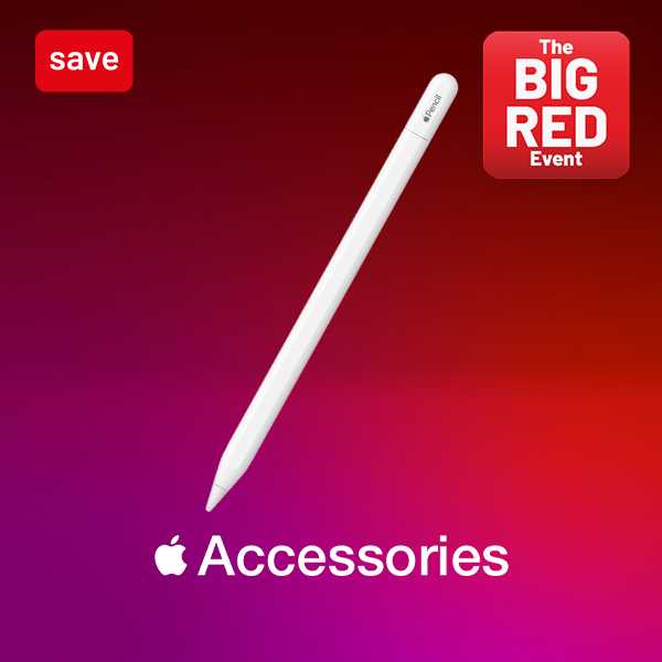 The Big Red Event. Save 10% on selected Apple Accessories. Using code RED10.