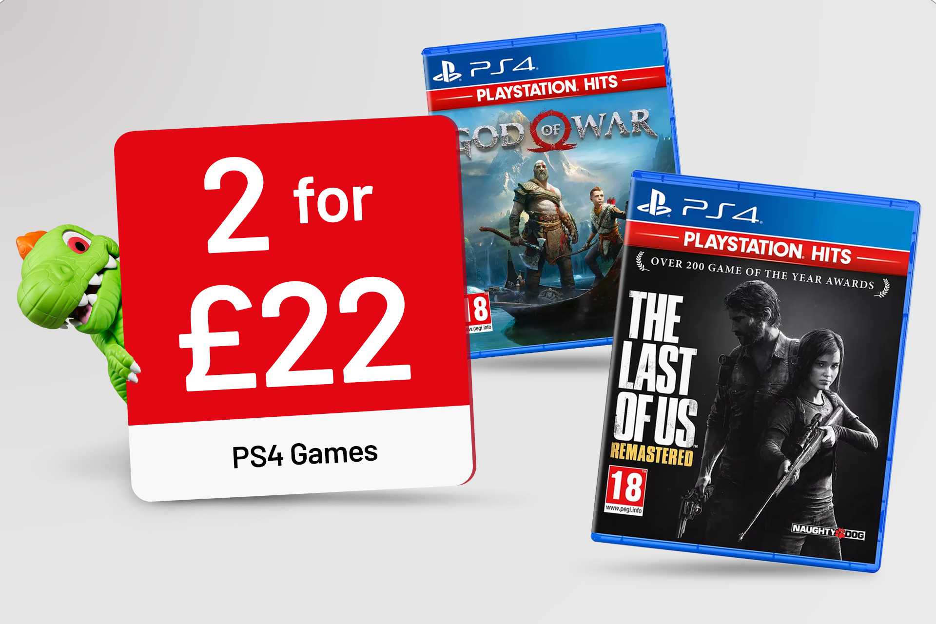 Buy 2 selected PS4 games for £22.