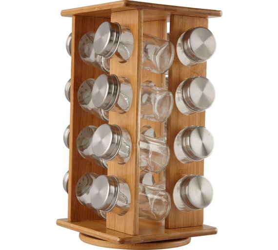 Buy HOME Wooden Revolving Spice Rack at Argos.co.uk Your Online Shop