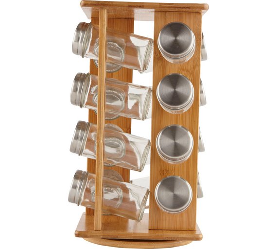 Buy HOME Wooden Revolving Spice Rack at Argos.co.uk Your Online Shop