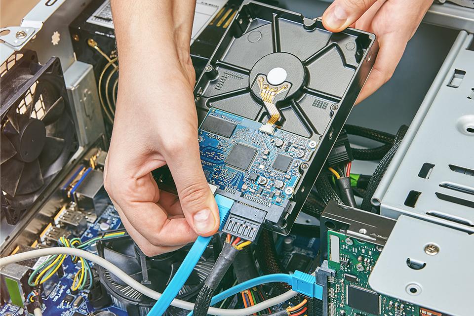 Hard drive maintenance.