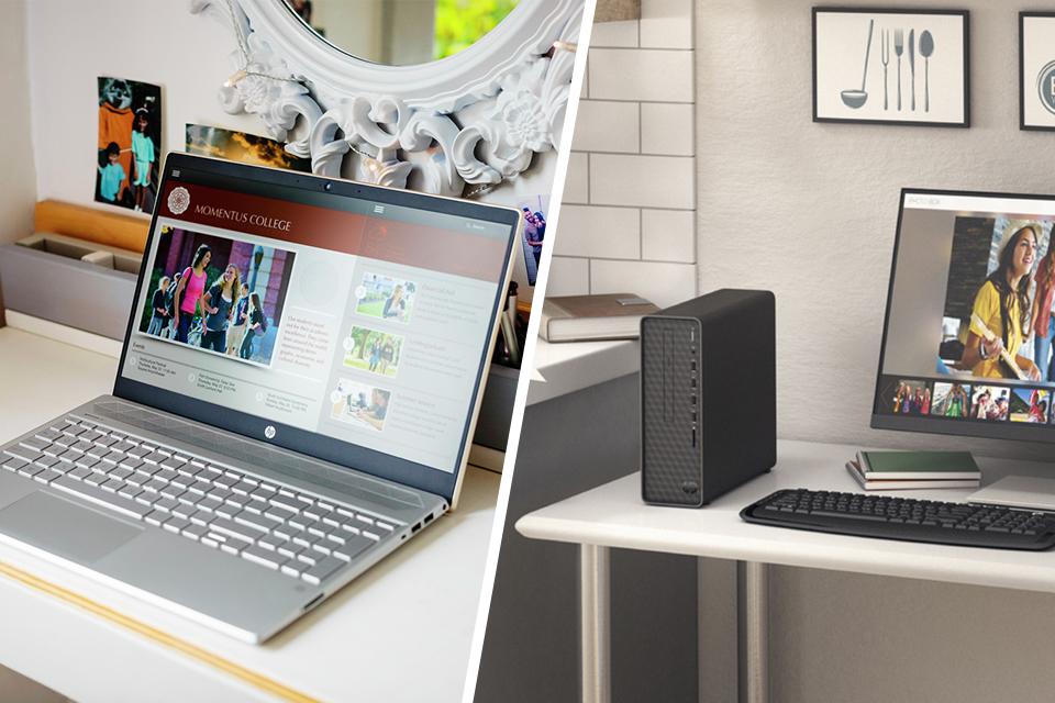 Laptop vs desktop hard drive capacity.