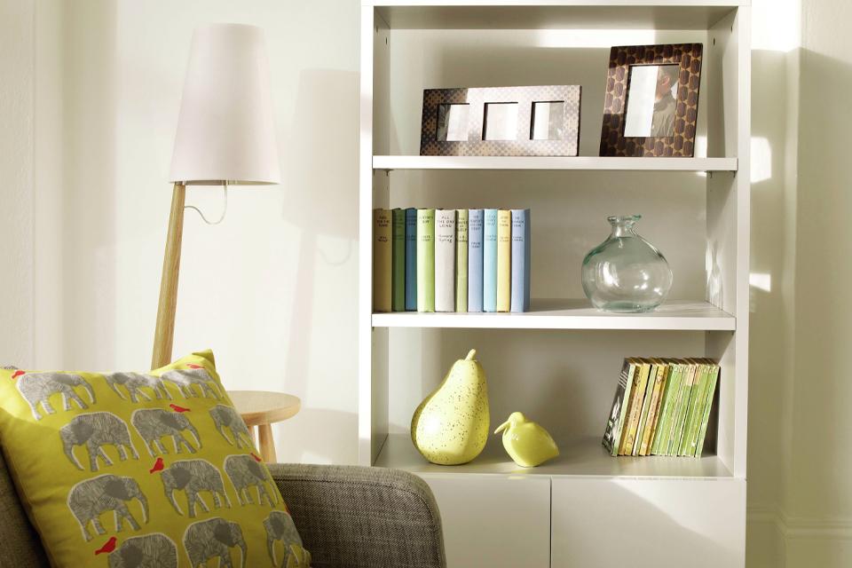 Habitat Topsy elephant pattern cushion - yellow.
