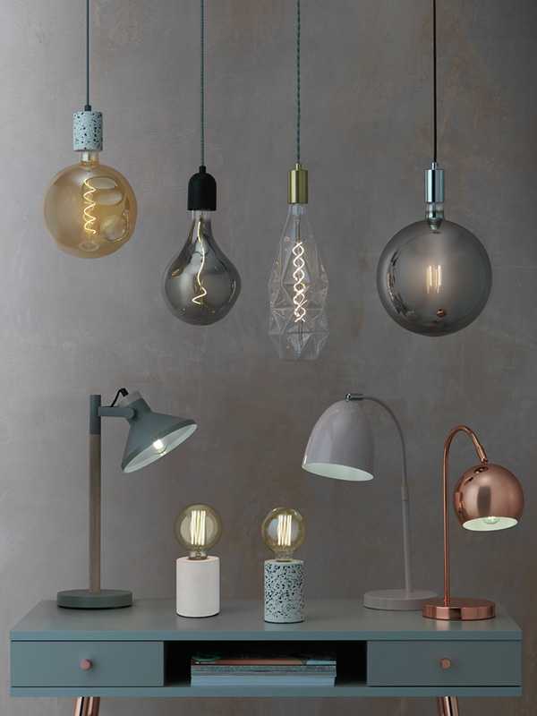 Argos Home Dash Exposed Bulb Lamp - Terrazzo.
