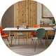Dining tables.