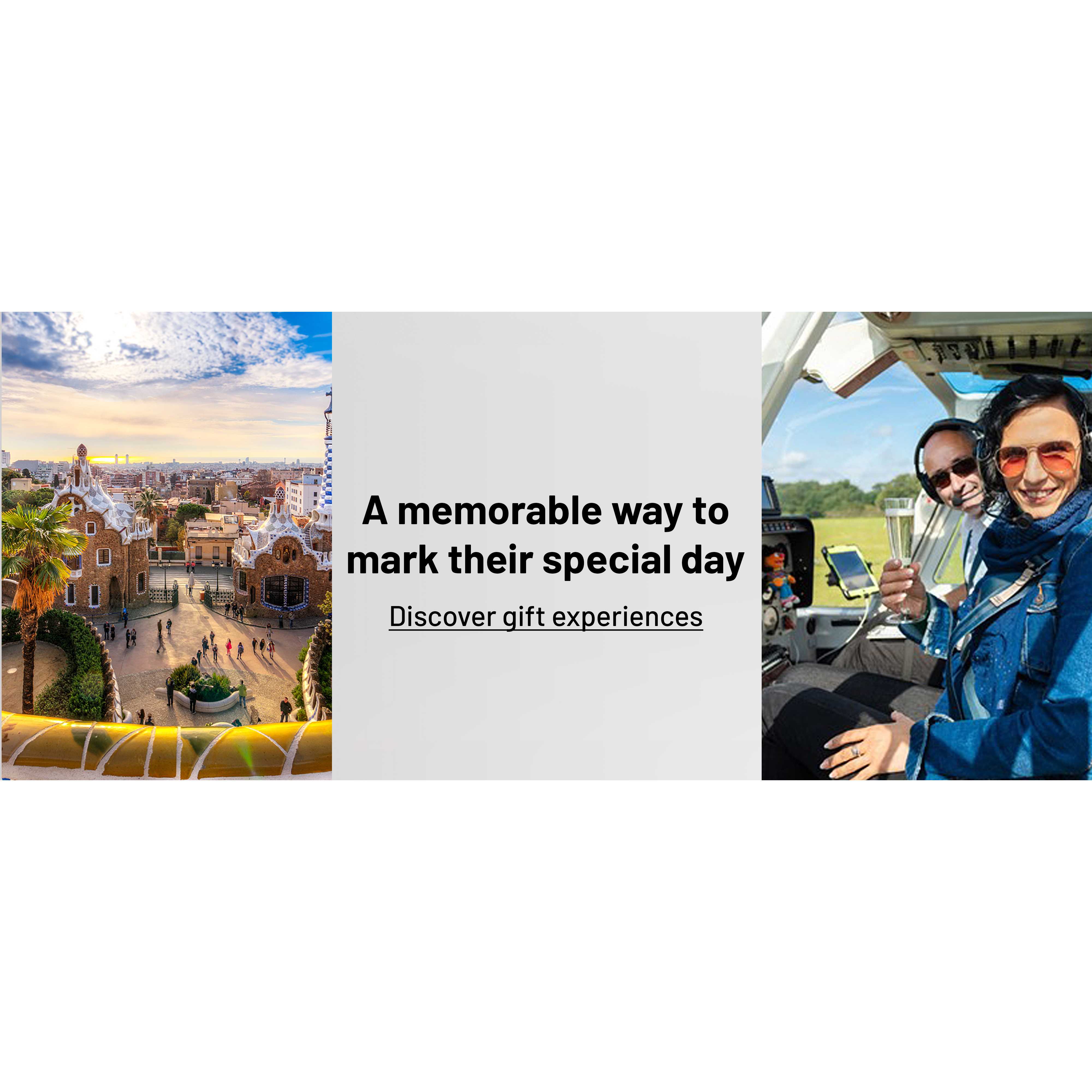 Red Letter Days Two Nights In Europe Gift Experience and Buyagift 25 Mile Helicopter Tour For Two Gift Experience.