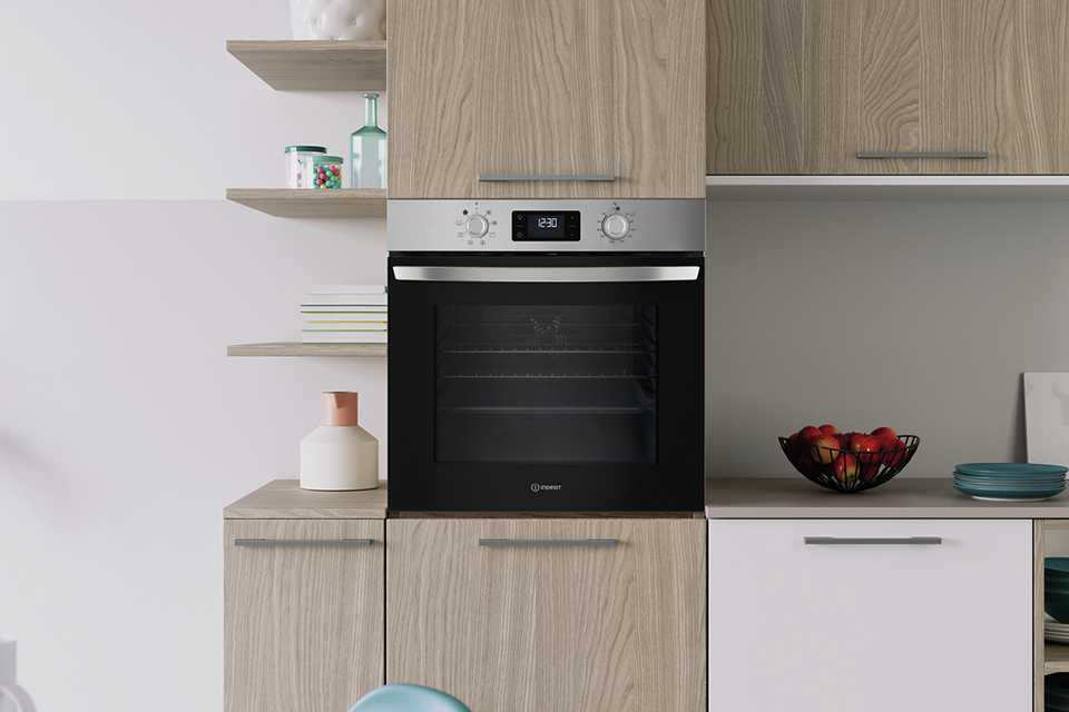 Indesit IO253XUK Built In Single Electric Oven in a kitchen.