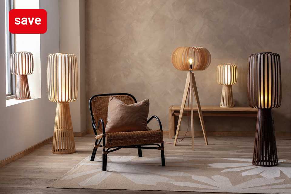 Save 20% on selected lighting use code LIGHT20.