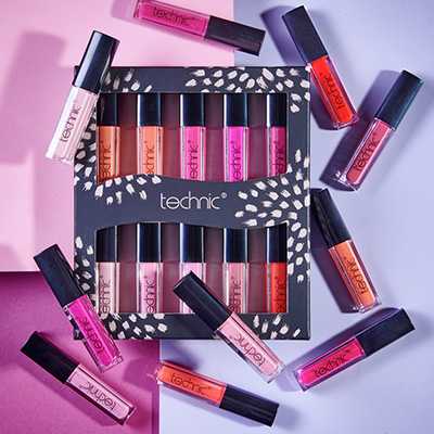 Technic Lip Gloss - Set of 10.