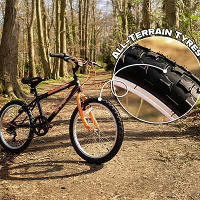 Spike 20 inch Wheel Size Kids Mountain Bike.