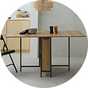 Folding tables.