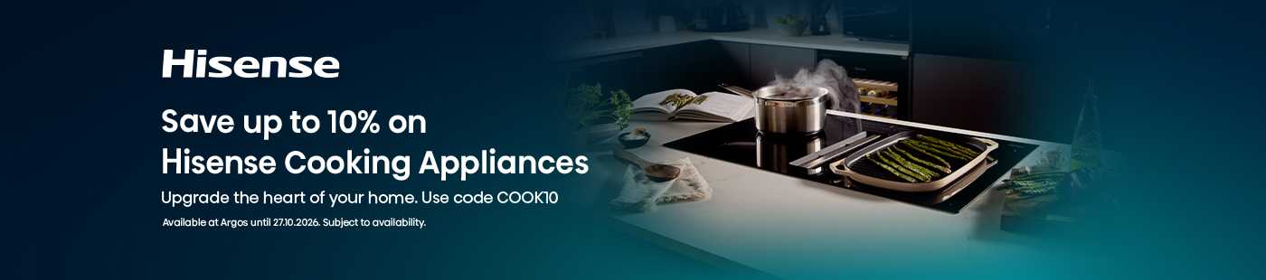 Hisense. Save up to 10% on Hisense cooking appliances.