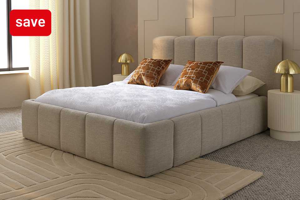 Save 20% on selected bedroom furniture on orders over £100. Use code FURN20.