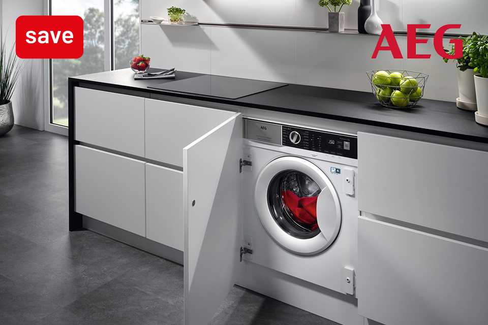 Save 10% on all AEG large kitchen appliances with code AEG10.
