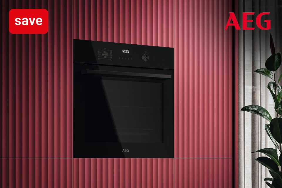 Save 10% on all AEG large kitchen appliances. With code AEG10.