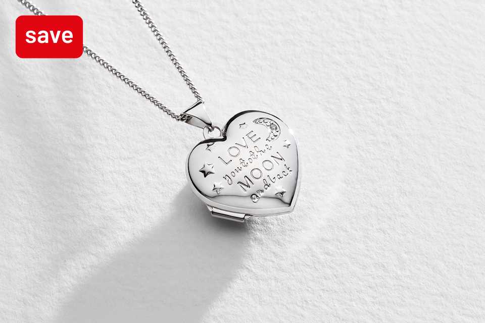 Save up to 50% on selected jewellery and watches.