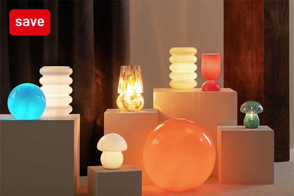 Save 20% on selected lighting with code LIGHT20. More lines included than ever before.