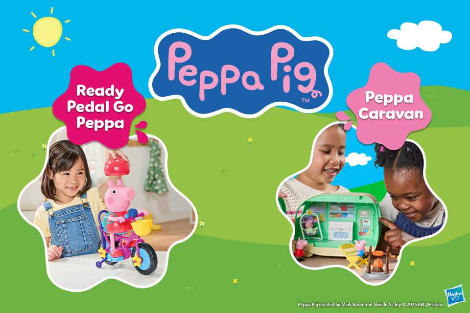 Save 20% on selected Peppa Pig this Oinktober. Use code PEPPA20.