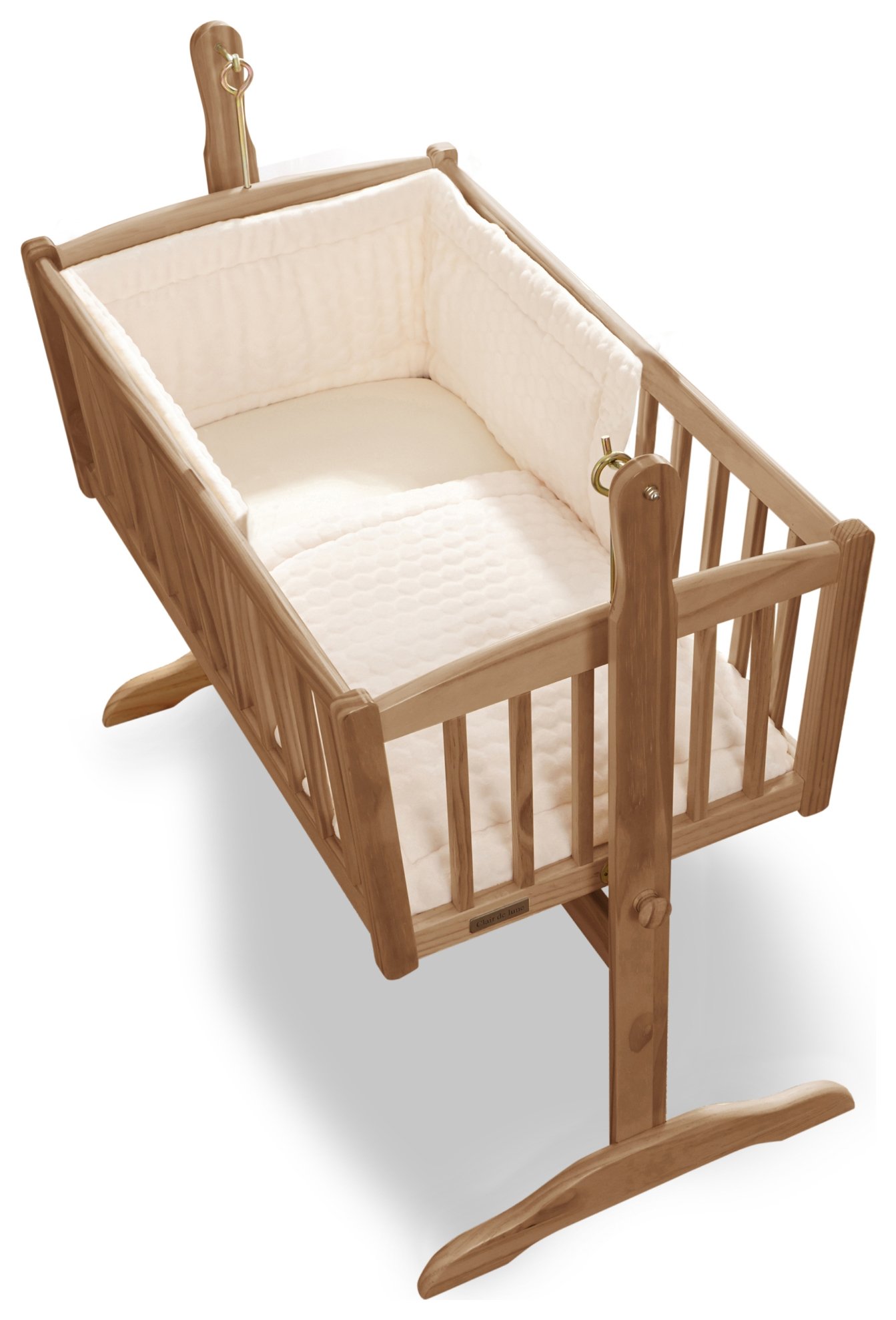 Clair de Lune Marshmallow 2 Piece Rocking Crib Set review