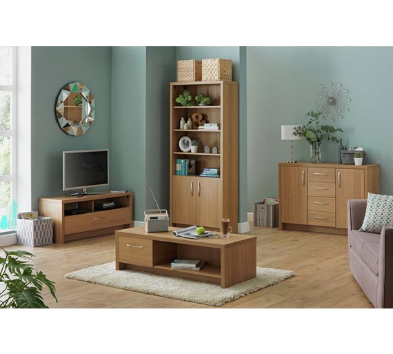 Buy Collection Venice 1 Drawer Coffee Table & TV UnitOak Effect at