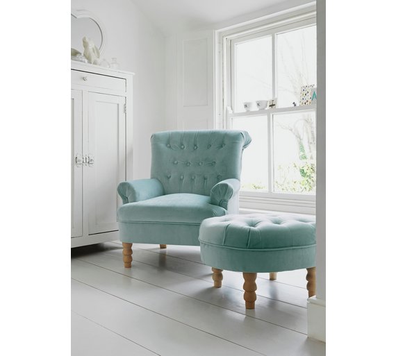 Buy Heart of House Darcy Fabric Chair - Duck Egg at Argos.co.uk - Your