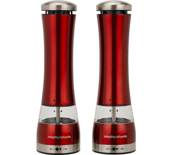 Buy Morphy Richards Accents Salt and Pepper Mills Red at Argos.co.uk
