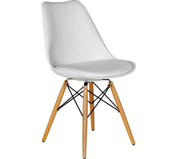 Buy Hygena Charlie Chair White at Argos.co.uk Your Online Shop for