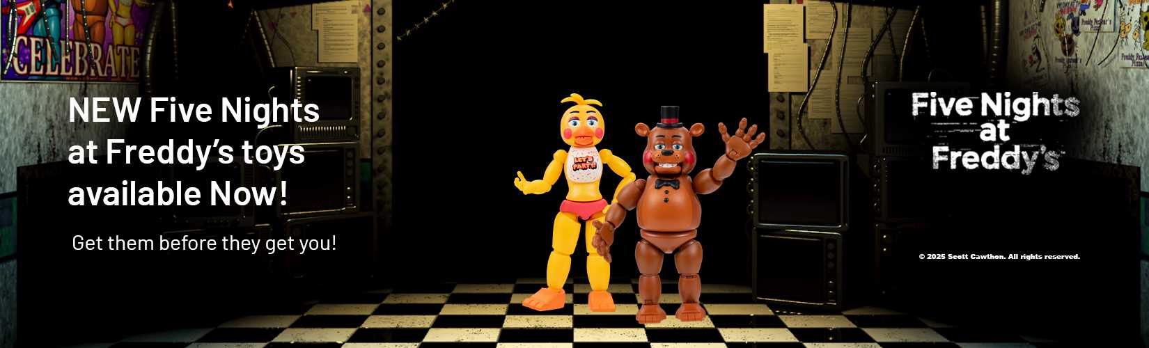 Five Nights at Freddy's. New Five Nights at Freddy's toys available now!