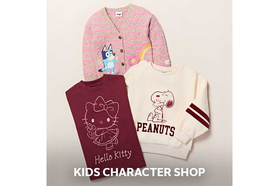 Kids character shop.