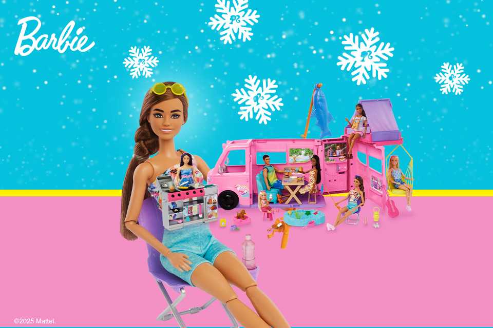 Barbie. Big festive fun.