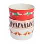 Habitat x Scion Christmas 3 Piece Stoneware Nibble Bowls.