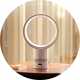 Dyson Cool CF1 Desk Fan - Silver.