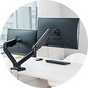 ProperAV Dual Swing Arm Monitor Mount Gas Spring 17-32 Inch.