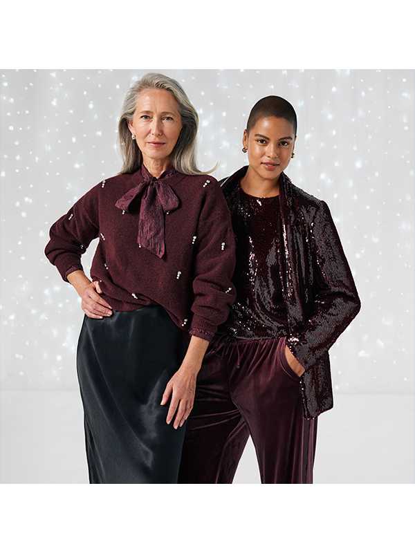 Party inspiration. Shine bright this season with Tu’s women’s partywear collection. From dazzling sequins to luxurious satin, discover standout styles crafted to turn heads at every festive celebration. Explore the latest trends and effortless outfit inspiration here.