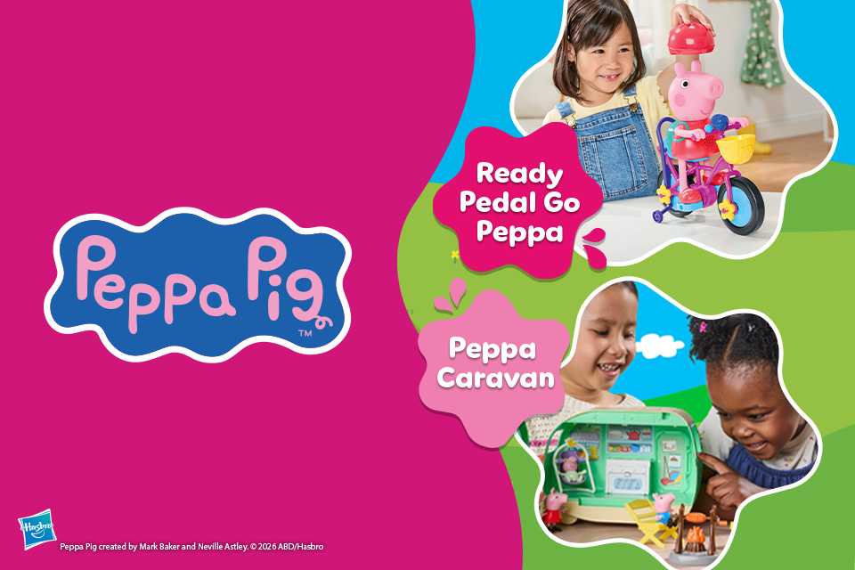 Save 20% on selected Peppa Pig this Oinktober. Use code PEPPA20.